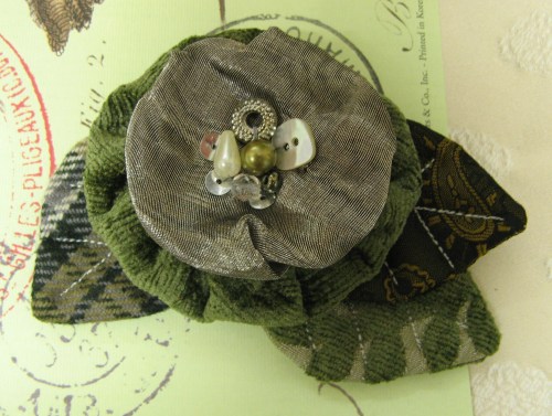 muted layered corsage 2